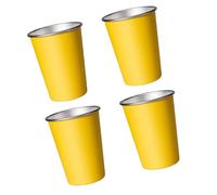 4 Tipi Tazze in Acciaio Inossidabile da 350/500 Ml Frantumi.