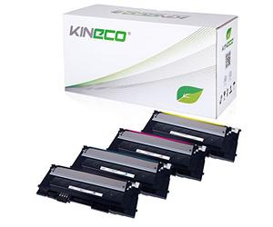4 toner compatibili con CLP-320 per Samsung CLP-325, CLX-3180, CLX-3185 - Nero 1.500 pagine, Colore 1.000 pagine ciascuno