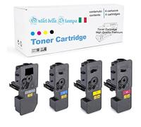 4 Toner Compatibili con TK5230 B. C. Y. M. da 【Outlet della Stampa】 Compatibili con Kyocera Ecosys M 5521 cdn, Ecosys M 5521 cdw, Ecosys P 5021, Ecosys P 5021 cdn, Ecosys P 5021 cdw