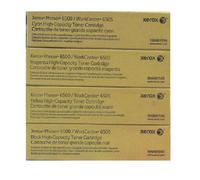 4 Toner Originale Xerox Phaser 6500 Workcentre 6505 VN Vdn / 106R01597