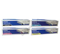 4 Toner Originali EPSON Aculaser C4200 C4200DN / S050245 S050244 S050243 S050242