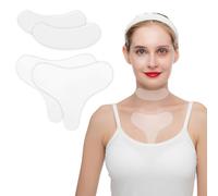 4 toppe per il collo, cuscinetti in silicone per petto e decolleté, patch anti-invecchiamento riutilizzabili per idratare e frullare le oscillazioni