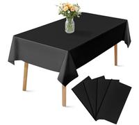 4 tovaglie usa e getta, impermeabili, per compleanni, 137 x 274 cm, antimacchia, rettangolare, per feste, matrimoni, compleanni, Natale, grigliate, picnic, 4 pezzi