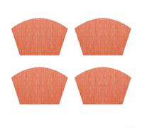 4 tovagliette da pranzo che offrono una protezione impermeabile e resistente al calore con retro antiscivolo per una maggiore sicurezza e cura (arancione)