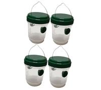 4 trappole per vespe da appendere all'esterno per mosche, vespe gialle e