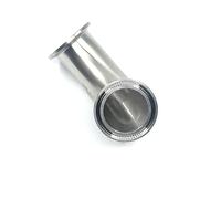 4" Tri Clamp x 108mm Pipe OD SUS 304 Stainless Steel 90 Degree Elbow Fitting Home Brew Beer Wine