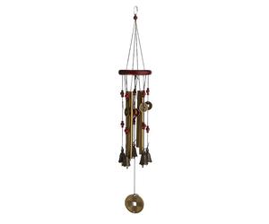 4 tubi 5 campane giardino di rame giardino esterno viventi di windchime
