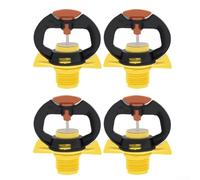 4 ugelli circolari in plastica rotanti a 4 punti per un'irrigazione efficiente del prato e del campo senza rischio di intasamento