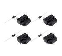4 Unità Interruttore per Phon a 3 Posizioni Dotato di Diodo 10 A 250 V per Apparecchi Domestici 30 X 26 X 15 Mm