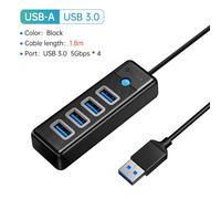 (4 USB 3.0 180 cm USB A) ORICO-Multi Type C Splitter 4 porte HUB 5 Gbps Adattatore OTG ad alta velocità