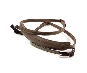 4 V Design Lusso tracolla da collo (Toscana vera pelle, ergonomica imbottita)