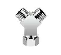 4 "valvola In Ottone Dello Splitter Dell'acqua, Deviatore for Rubinetto Elettrolitico Con Connessioni Filettate, Compatibile Con Valvole Ad Angolo E Tubi Di Ingresso Del Rubinetto(Three-way valve-11)