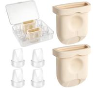4 valvole a becco d'anatra e 2 membrane per Eufy S1 Pro/S1/E10/E20 | Kit di ricambio pratico per sostituire le parti usurate a casa o in viaggio.