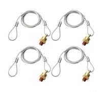 4 valvole di scarico del compressore d'aria, 1/4 NPT in ottone per una migliore tenuta e un facile rilascio dell'umidità nei serbatoi d'aria