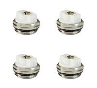 4 valvole manuali per sfiato dell'aria del radiatore 1/2" BSP