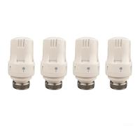 4 valvole termostatiche per radiatore, valvola termostatica per radiatore, testa di controllo della temperatura del sistema di riscaldamento, testa termostatica M30 x 1,5 mm