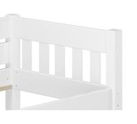 4 varianti di solido divano/letto in pino bianco x 90x200 materasso V-60.53-09W