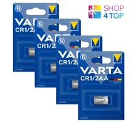 4 VARTA CR1/2AA Litio Batteria 3V 6127 1BL CR14250 Fatto IN Cina Scadenza 2033