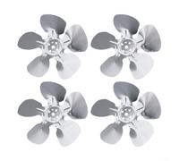 4 ventole per frigorifero, in lega di alluminio, 200 mm, 230 mm, 250 mm, design efficiente per il flusso d'aria del congelatore, kit di riparazione di raffreddamento (250 mm)