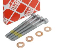 4 Vite a Testa Cilindrica 4 Anelli Guarnizione Iniettore per Mercedes Smart CDI