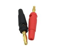 4 viti a banana placcate in oro da 4 mm for connettore adattatore for sonde di test(Green)