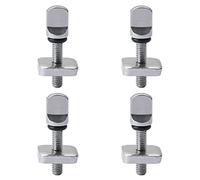 4 viti per pinne per tavole da surf, in acciaio inox 316, accessori di ricambio per tavole lunghe, SUP gonfiabili, tavole da paddle, argento