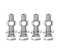 4 Viti Testa Esagonale M16 x 70mm Acciaio Inossidabile 304