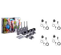 4 Walkie Midland G9 Pro Work Edition con custodia caricabatterie batterie e c...