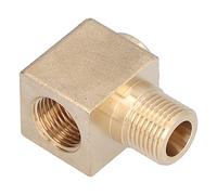 4 Way Compressor Fitting | Brass Oil - Exempt Silent Sturdy Bracket | Permanent Magnet Variable Frequency Inverter Accessories | 21x19x12x12mm Thread