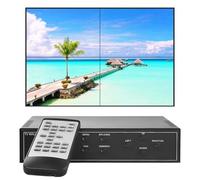 4 X 1 HDMI Multiviewer Switch, 4K @60HZ TV Wall Controller Ingressi HDMI + USB+VG DVI, 4 porte Hdmi Commutatore Rotazione 180° con 8 modalità di visualizzazione per TV/Monitor/Splicing