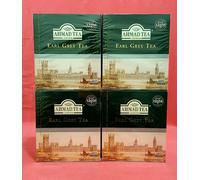 4 x 100 Bustine Tè Nero Earl Grigio - 200 G - Ahmad Tea London