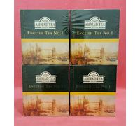 10 x 100 Bustine Tè Nero Inglese Ahmad Tea London English Té No. 1