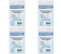 4 X 100 TCG Guru Perfect Size Interni Sleeves 4 X 100 Soft Sleeves Dimensioni: 64 X 89 mm + Heartforcards® protezione spedizione