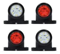 4 x 12 V bianco LED rosso posteriore luci laterali SUV, camion, rimorchi, bus, caravan Bus Van