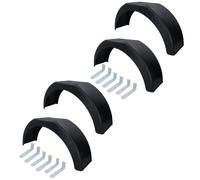 4 x 14 pollici plastica rimorchio parafango passaruota parafango 12 x...