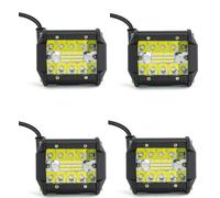 4 x 20 Compatto Fascio 60W LED Pois Lampada Con Sicurezza Supporto 11cm Lavoro