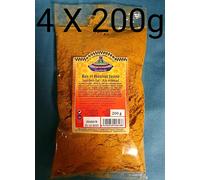 4 X 200 G Miscela Di Spezie RAS EL HANOUT Gialla Marocco Spezie Couscous Tagine