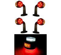 4 X 24V LED Marker Lights Per Camion Trattore Scocca Rimorchio Autobus