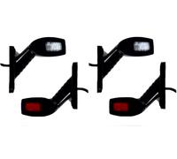 4 X 24V LED Rosso Arancio Bianco Indicatore Laterale Lampade per Scania Man DAF