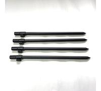 4 x 30 - 50 cm nero alluminio bankstick picchetti pesca alla carpa Lidsters