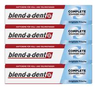 4 x 47 g Blend a dent Original Super Haftcreme Extra Stark Complete