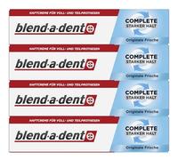 4 x 47 g Blend-a-dent Original Super Haftcreme - Extra Stark - Complete