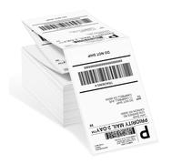 4 x 6 etichette per stampante termica, etichette per spedizioni dirette, etichette per pacchi compatibili con Rollo Dymo e altre 4 x 6 etichettatrici (Confezione da 500 etichette a ventaglio da 4"x6")