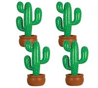 4 x 85cm Gonfiabile Cartoon Cactus Wild West Messicano Festa Accessorio