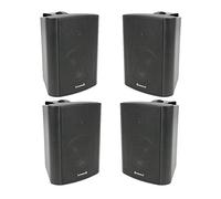 4 x Adastra BC4V-B 100V 4 "Altoparlanti per interni con sistema PA nero