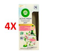 4 X Airwick Active Fresh Diffusore Elettrico Automatico Completo Base + Ricaric
