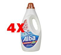 4 X ALBA Detersivo Liquido per Lavatrice Talco & Patchouli 1850 ml - 33 Lavaggi