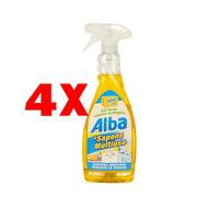 4 X ALBA Sapone Multiuso Spray 650 Millilitri per Casa e Bucato