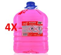 4 X Alcool Denaturato 5000 Cc.sai 94 Gradi