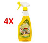 4 X Alga Bio Sapone Sgrassatore Universale Trigger 500 Ml Spray